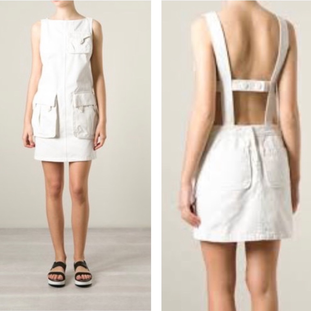 MARC JACOBS - Cargo pocket overall dress White, Size 2 - Picture 7 of 7